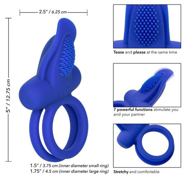 Silicone Rechargeable Dual Pleaser Enhan - Smoosh