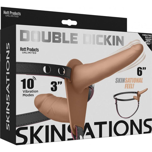 Skinsation Double Dickin' Strap-On Vibr* - Smoosh