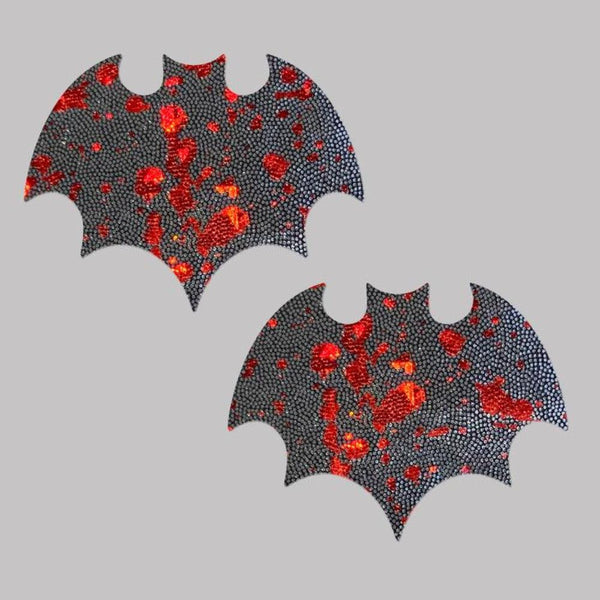 Splatter Holographic Bat PastieRed/Blk* - Smoosh