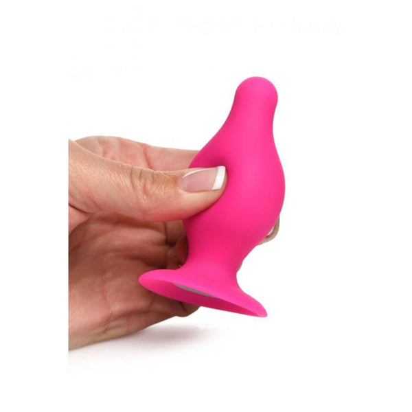 Squeezable Tapered Small Anal Plug - Pnk - Smoosh