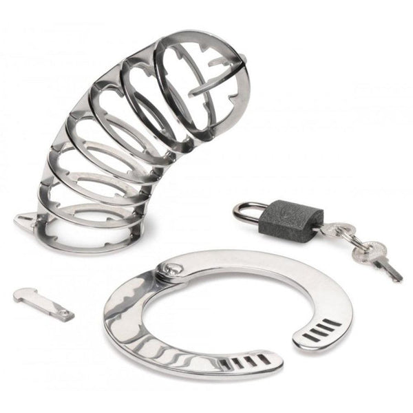 Stainless Spiked Chastity Cage *bulk pkg - Smoosh