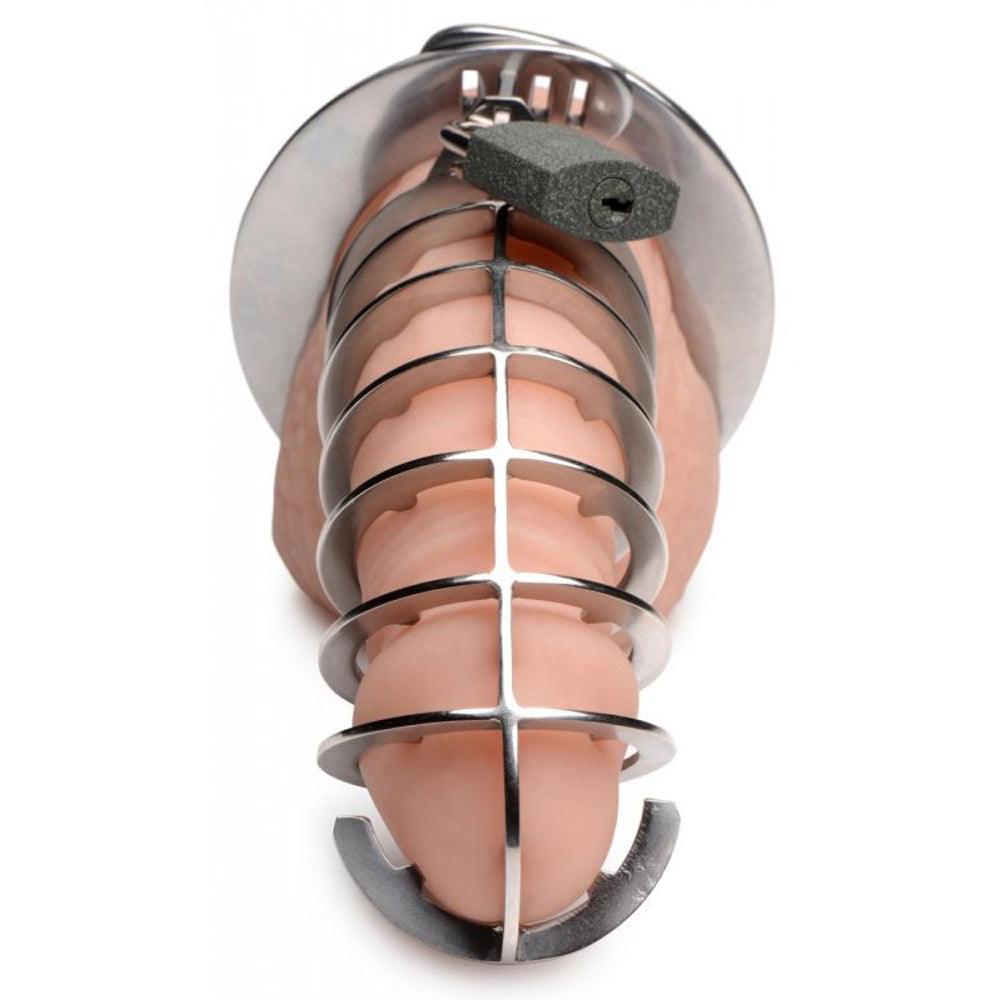 Stainless Spiked Chastity Cage *bulk pkg - Smoosh
