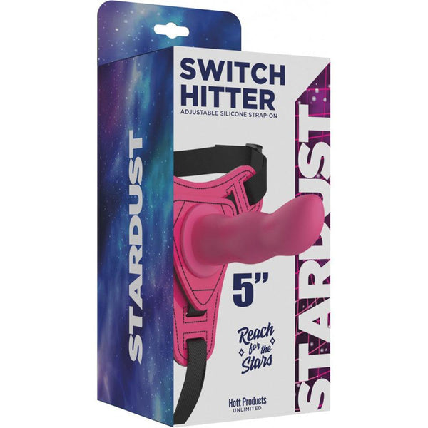 Stardust Switch Hitter StrapOn 5" - Pink - Smoosh