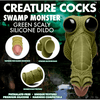 Swamp Monster Green Scaly Silicone Dildo - Smoosh