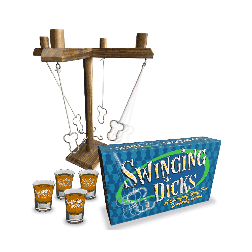 Swinging Dicks Drinkin Game/Shot Glasses - Smoosh