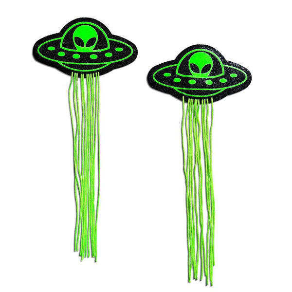 Tassel UFO Alien GlowInDark Pasties - Smoosh