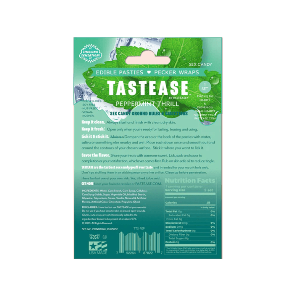 Tastease: Edible Pasties - Pepermint - Smoosh