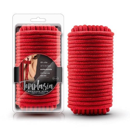 Temptasia Bondage Rope 32' - Red - Smoosh