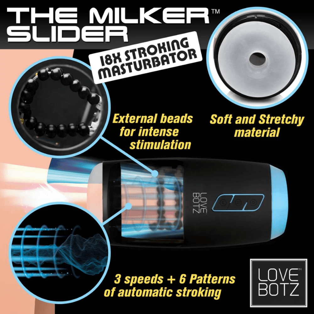 The Milker Slider 18X Stroking Masturbat - Smoosh