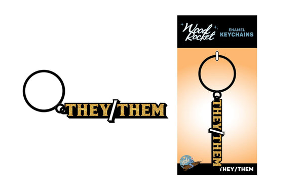 They/Them Keychain - Smoosh