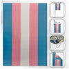 Transgender Pride 12" x 18" Garden Flag - Smoosh