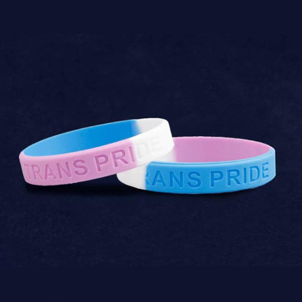 Transgender Pride Silicone Bracelet - Smoosh