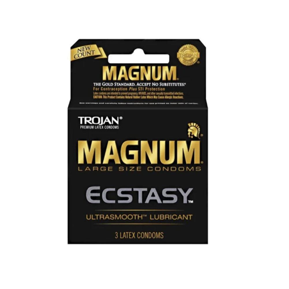 Trojan Magnum Ecstasy - 3 pk - Smoosh