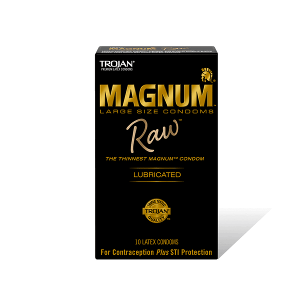 Trojan Magnum Raw - 10pk - Smoosh