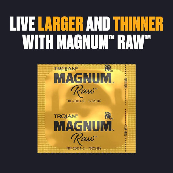 Trojan Magnum Raw - 10pk - Smoosh