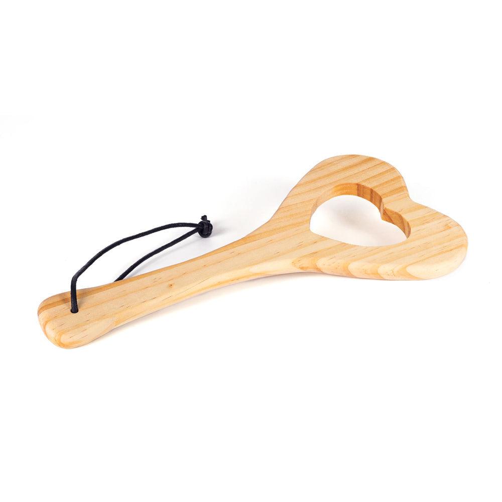 Wood Paddle Heart Shape - Smoosh