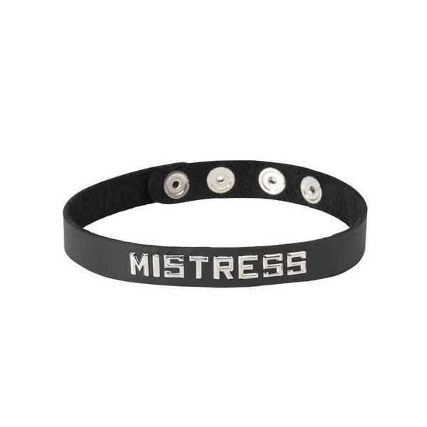 Wordband Collar - MISTRESS - Smoosh