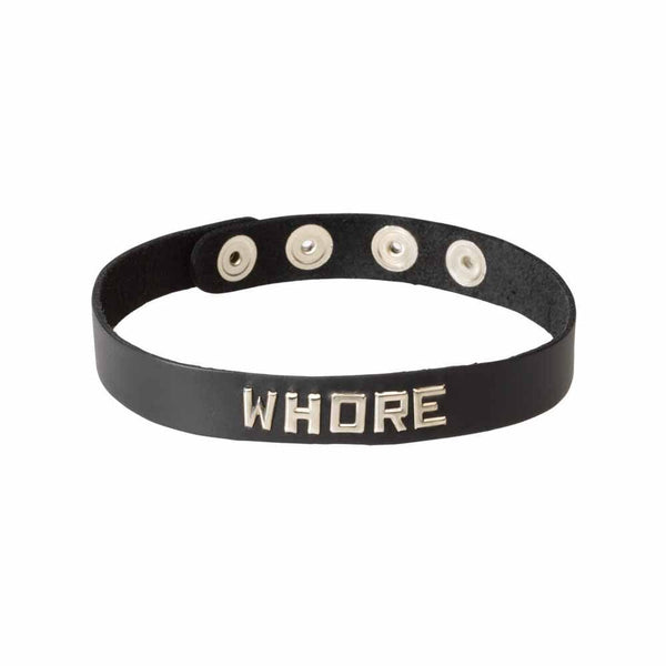 Wordband Collar - WHORE - Smoosh