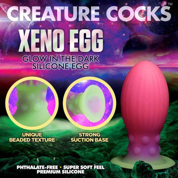 Xeno Egg Glow in the Dark Silicone Egg - Smoosh