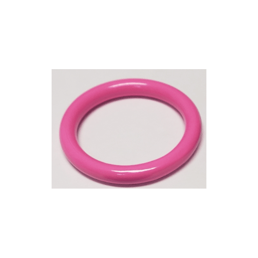 1.5" Seamless Stainless C-Ring - Pink - Smoosh