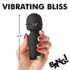 10X Mini Silicone Wand - Black - Smoosh