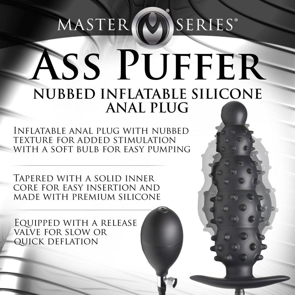 Ass Puffer Nubbed Inflatable Silic. Plug - Smoosh