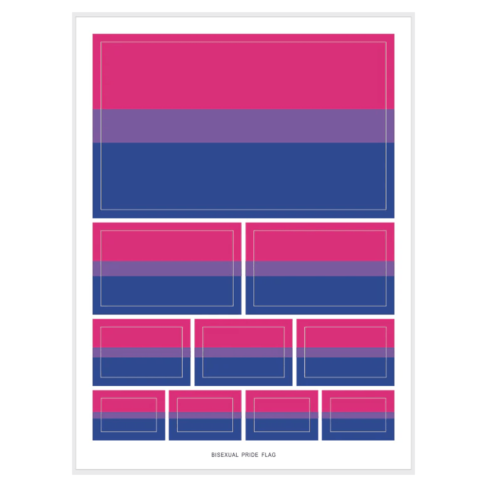 Bisexual Pride Stickers - Smoosh