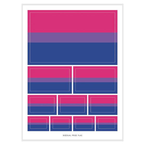 Bisexual Pride Stickers - Smoosh