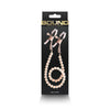 Bound Nipple Clamps - DC1 - R.Gold Beads - Smoosh