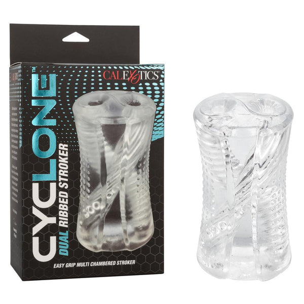 Cyclone Dual Ribbed Frotting Stroker - Smoosh