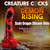 Demon Rising Scaly Dragon Silicone Dildo - Smoosh