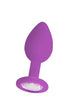 Diamond Butt Plug Regular Purple - Smoosh