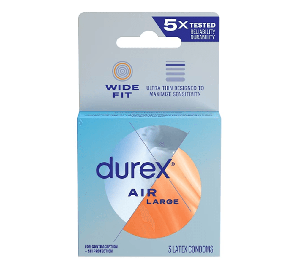 Durex Air Wide Fit Condoms - 3pk - Smoosh