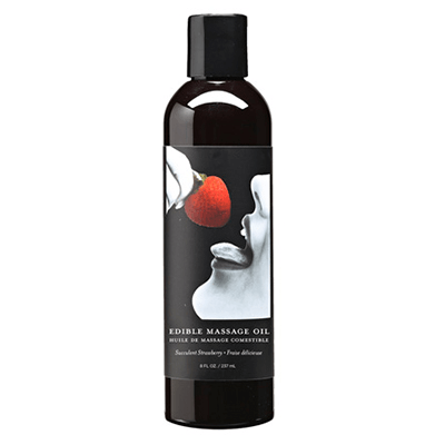 Edible Massage Oil Strawberry 2 fl oz / 60 ml - Smoosh
