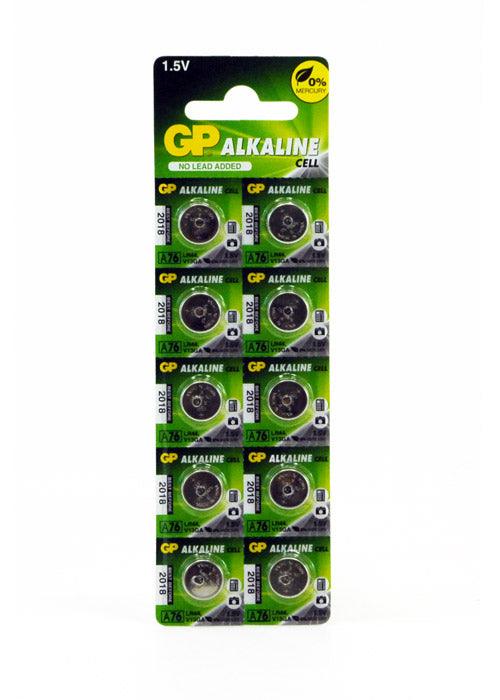 GP A76/LR44 Alkaline 10 Pack - Smoosh