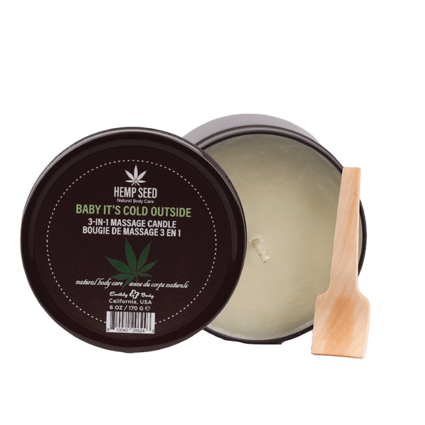 Hemp 3-in-1 candle Baby Its Cold Outside - Smoosh