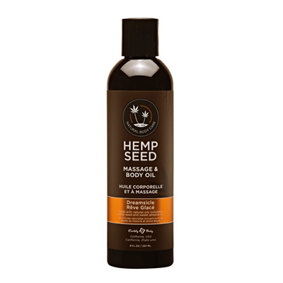Hemp Seed Massage & Body Oil Dreamsicle 8 fl oz / 237 ml - Smoosh
