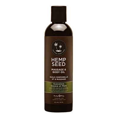 Hemp Seed Massage & Body Oil Guavalava 8 fl oz / 237 ml - Smoosh