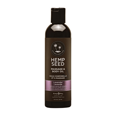 Hemp Seed Massage & Body Oil Lavender 8 fl oz / 237 ml - Smoosh