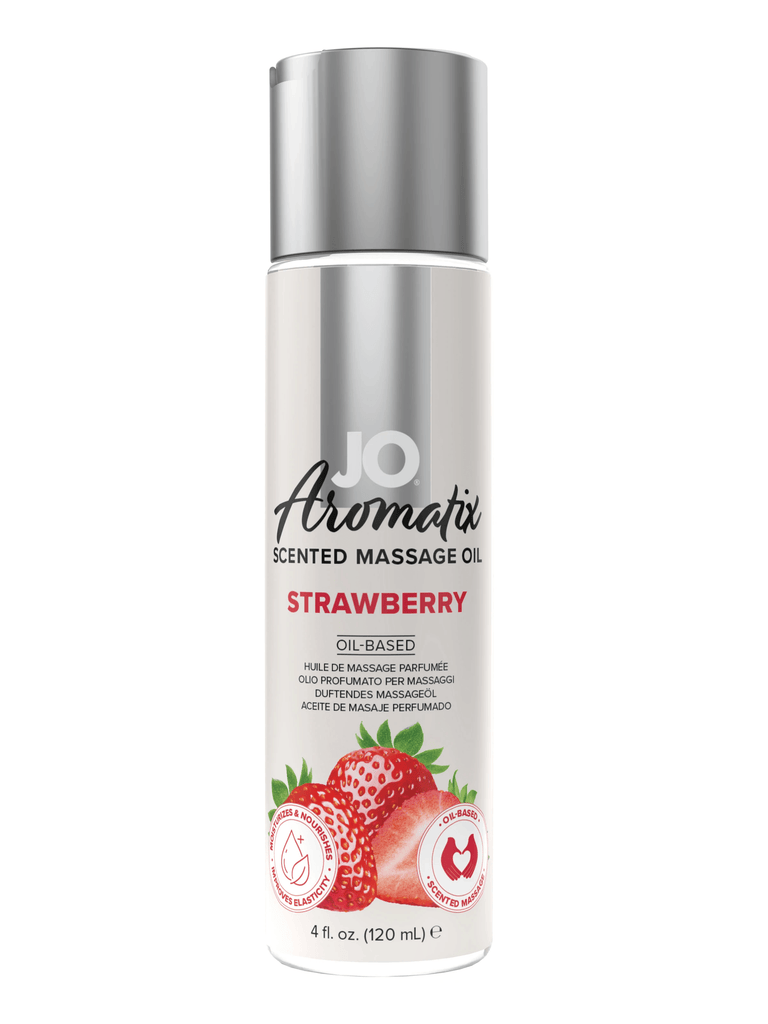 JO Aromatix - Strawberry Massage Oil 4 fl oz/120ml - Smoosh