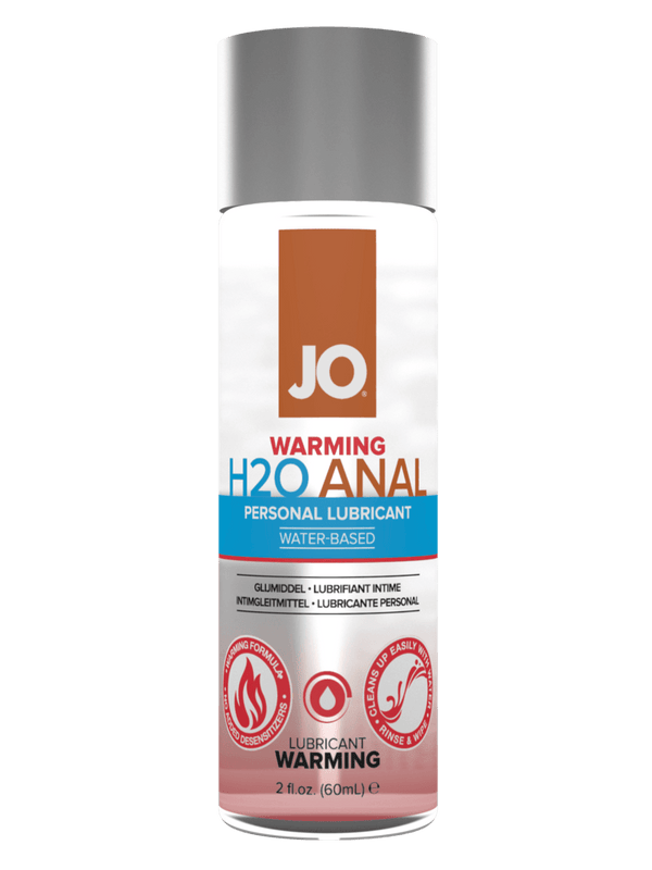 JO H2O Anal - Warming - Lubricant 2 floz / 60 mL - Smoosh