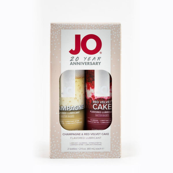 JO Limited Edition 20 Year Anniversary Set - Champagne 2 oz/60 mL + Red Velvet Cake 2 oz/60 mL - Smoosh