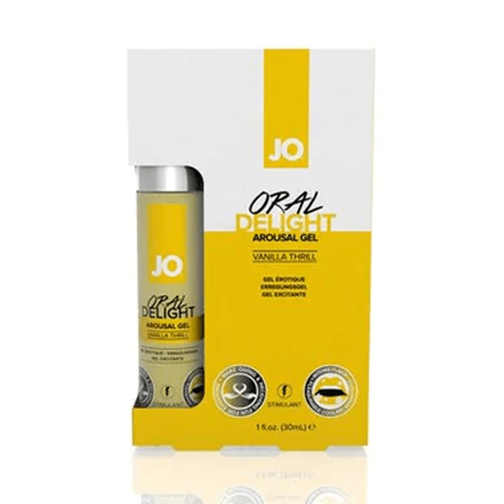 JO Oral Delight - Vanilla - Stimulant 1 floz / 30 mL - Smoosh