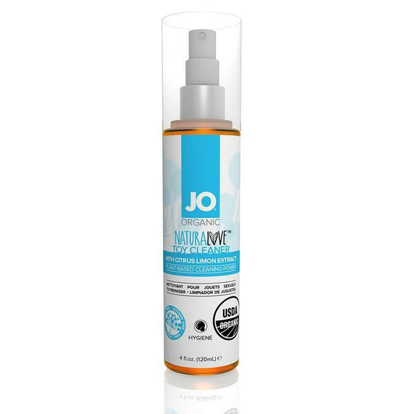 JO USDA Organic - Toy Cleaner - Fragrance Free - Hygiene 4 floz / 120 mL - Smoosh