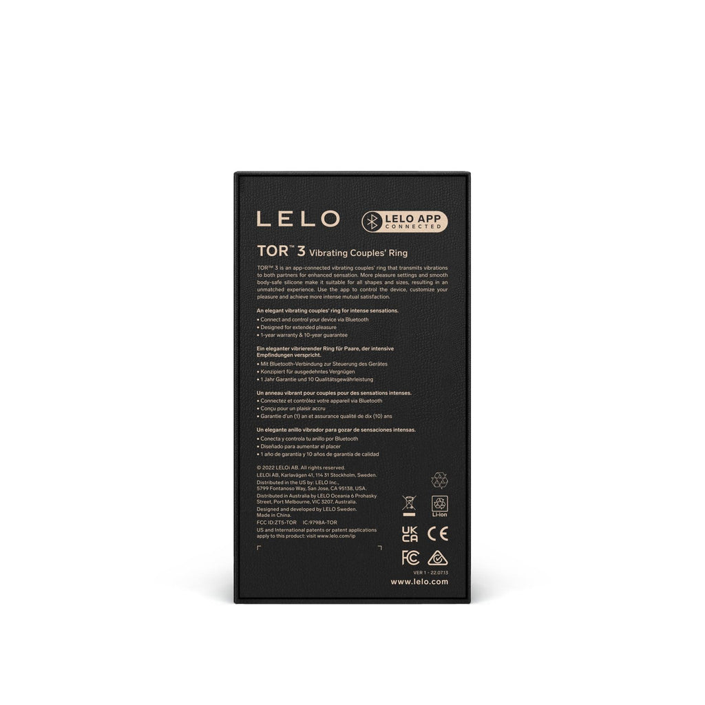 LELO TOR™ 3 Black - Smoosh