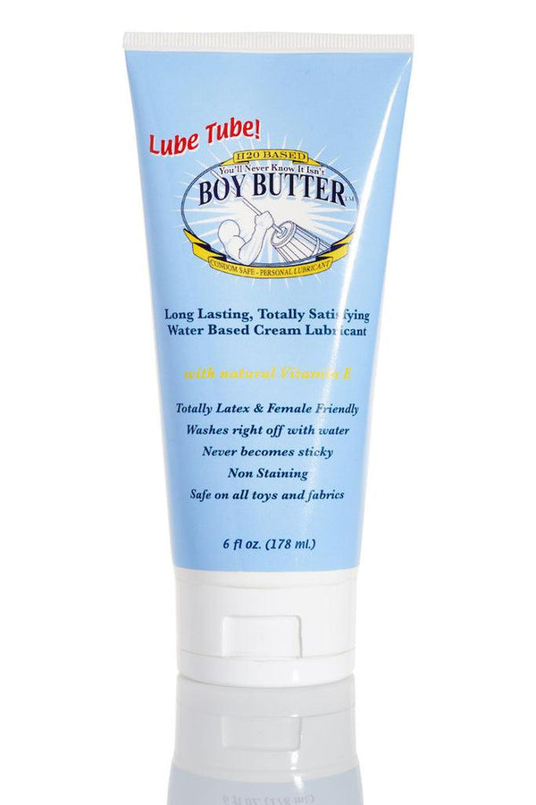 Lube Tube ~ Boy Butter H2O Formula 6 oz - Smoosh