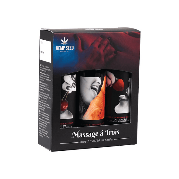 Massage-a-Trois Lotion Gift Set box of 3 - Smoosh