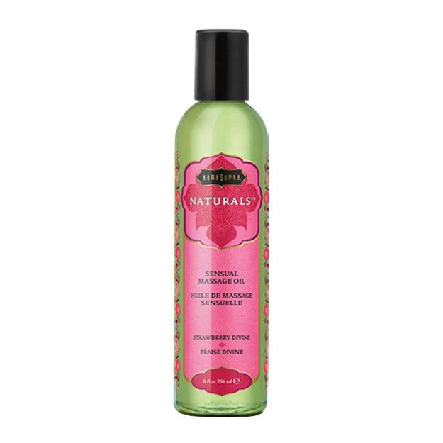 Naturals Massage Oil Strawberry Dreams (8oz) - Smoosh