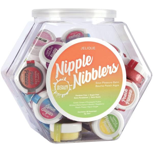 NIPPLE NIBBLERS Sour Pleasure Balm Assorted 3g Bowl of 36 - DISPLAY - Smoosh
