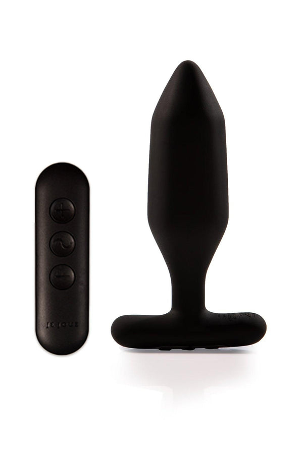 Onyx Vibrating Butt Plug Black - Smoosh